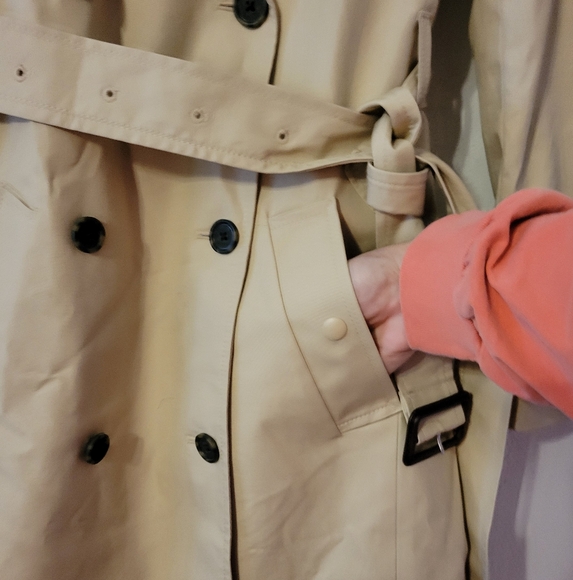 J. Crew New Icon Trench Coat #BF456- Vintage Khaki - Picture 8 of 12